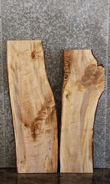 2- Live Edge Maple Slabs/ Side Table /Sofa Table/ Wall Shelves 740,760